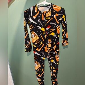 Tool-Themed Kids Footed Pajamas